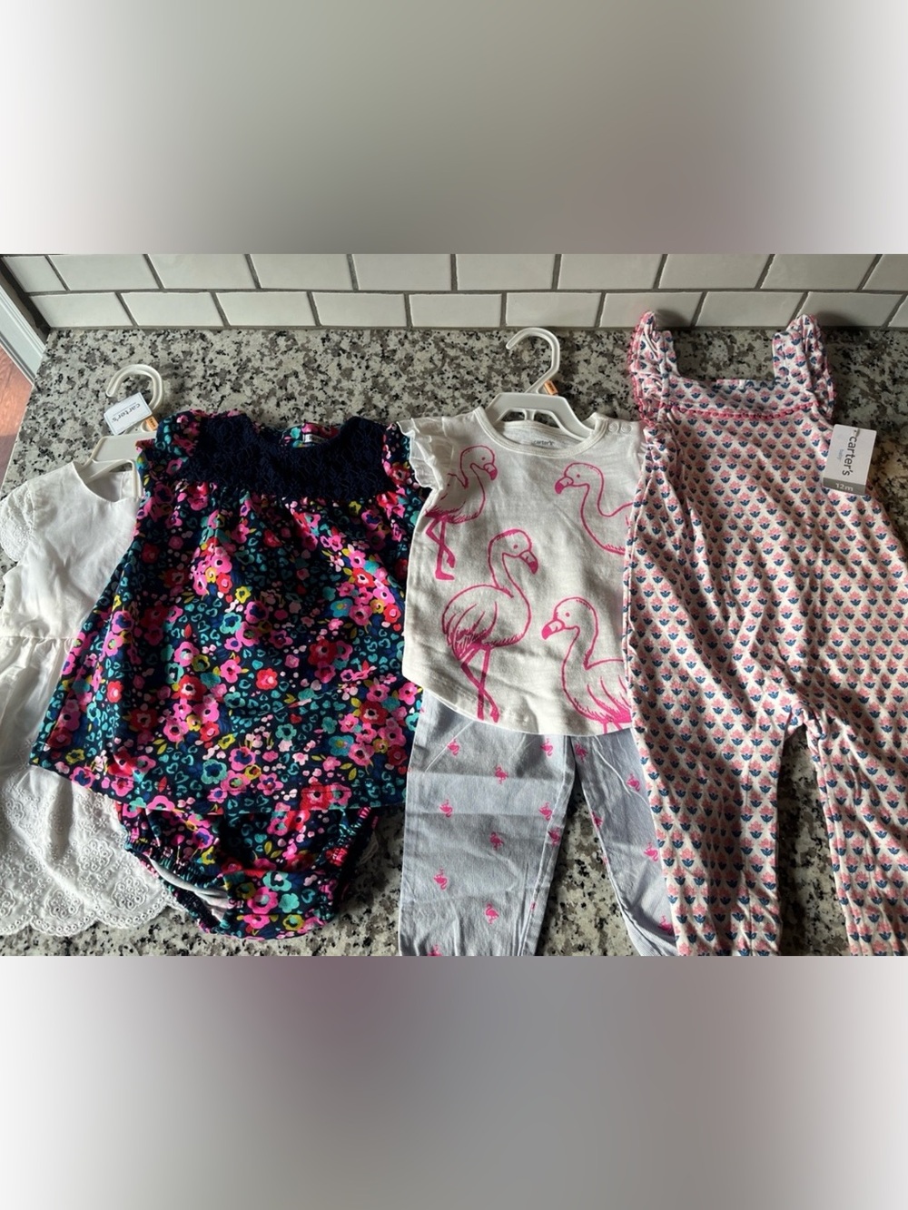 Bundle of 4 NWT girls 12 Month outfits